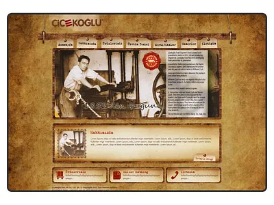 Cicekoglu Food Website branding design graphic design landing page logo product design typography ui uiux design ux web design