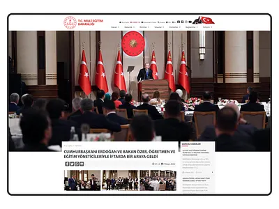 MEB Official Website design logo ui uiux design ux web design website design