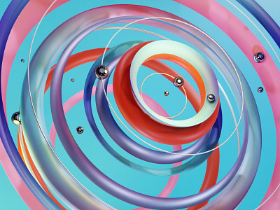 Circles 3d 3d art cgi circles concept design geometry illustration