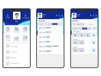 e-School Mobile App app design design e school mobile app figma graphic design mobile app mobile design ui uiux design ux