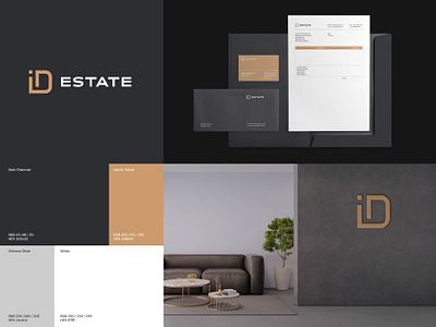 Real Estate Agency Branding brand design brand identity branding design estate logo id logo logo mark pattern real estate agency real estate agency branding real estate logo stationery design vector