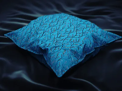 Zzz 😴 3d blender cloth design fabric pillow render sleep