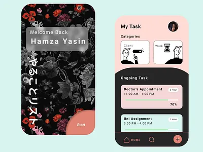To-Do App UI branding design illustration illustrator ui