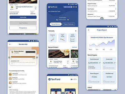 Tanifund P2P Mobile App Redesign branding design mobile p2p tanifund ui ux uxcase