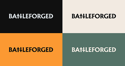 Battleforged branding logo