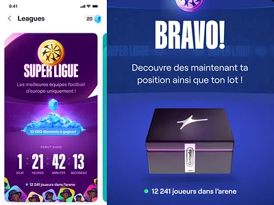 Omada Leagues 🏟 animation app design internets ui