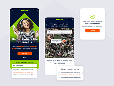 HYPA Fibre Onboarding onboarding ui ux website