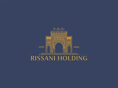 Morocco Gate Line Art LOGO DESIGN ( Restate ) 3d branding business company design gate logo graphic design hand drawn logo illustration line line art line art drawn logo logodesign minimal logo others real estate ui ux vector