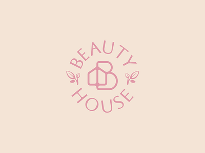 Beauty b beauty brand branding design elegant house illustration leaf letter logo logotype mark minimalism minimalistic modern monogram natural nature sign