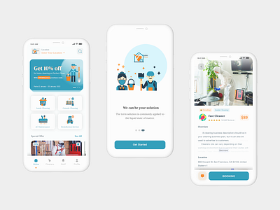 Home Clean Application 3d animation app branding clean cleaning cleanui crypto elegant explore fintech home clean minimalwebsite motion graphics nft quadrato simple trending ui uiux
