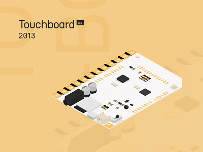 DIY Electronic Boards - Illustrations 3d ai arduino board circuit component diy electronics free giveaway illustration iso isometric makee makee ototo pattern sam touchboard vector vector brush