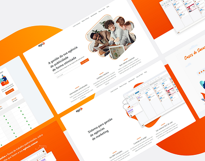 Website - SiGA agency app landing page design home page landing landing page marketing agency product page saas ui ux web web design web site website design website user interface