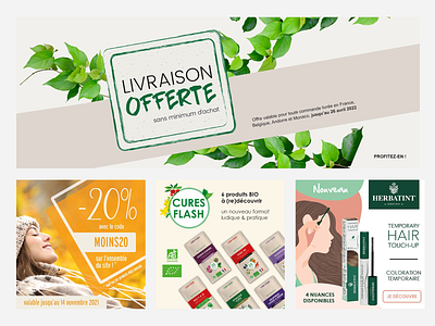 Bannières / bandeaux web branding graphic design