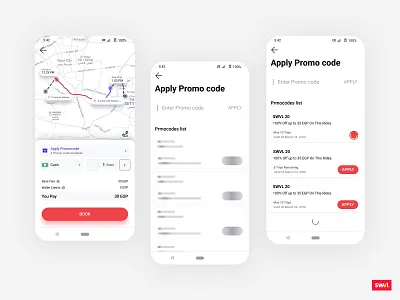 Promo code Experience interaction design mobile design ui ux