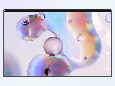techni color 1284 Webdesign & React Webdevelopment animation art blob blobs branding cgi crypto design digital art nft ui webdesign
