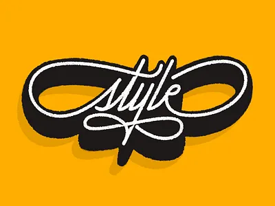 Style affinity serif calligraphy design graphic design lettering letters procreate texture