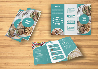Restaurant Menu Design brochure design graphic design illustration menu design mockup pamflet product design restaurant template