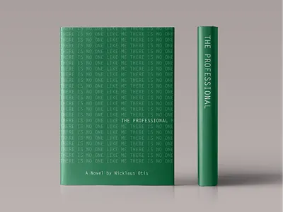 The Professional - Book Cover Design book cover coverart graphic design jacket lettering novel type typographic typography