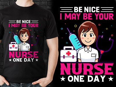 Nurse T-Shirt Design amazing branding custom design design graphic design graphic t shirt illustration logo nurse nurse life nurse lover nurse shop nurse style nurse t shirt nurse t shirt design nurse vintag us nurse vector