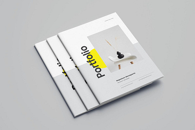 Free Minimalist Portfolio brand brand identity branding brochure brochure template clean design elegant graphic design identity indesign marketing minimalist personal photography portfolio product simple studio template