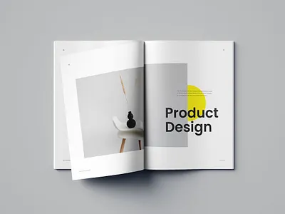 Free Minimalist Portfolio brand identity branding brochure brochure template clean design elegant graphic design indesign marketing minimalist motion graphics personal photography portfolio product simple studio template ui