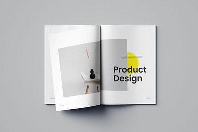 Free Minimalist Portfolio brand identity branding brochure brochure template clean design elegant graphic design indesign marketing minimalist motion graphics personal photography portfolio product simple studio template ui