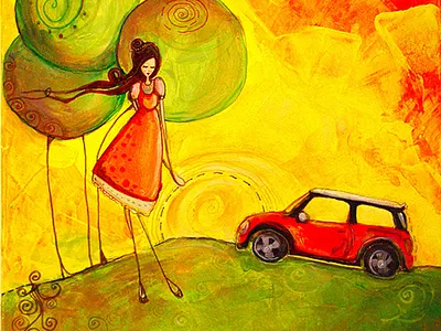 Laura art art print illustration paintings