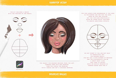 Free Faces & Emotions Procreate Brush cartoon character child comic cute digital art face facial features illustration man pencil playful procreate procreate app procreate brush procreate brushes sketch textures woman