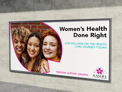 Sakura Women's Health Branding branding colorful design health care health logo logo medical brand medical logo vibrant wellness brand womens brand womens logo