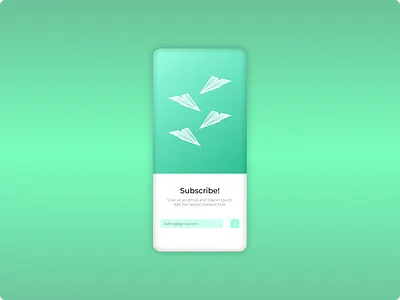 Daily UI #18. Subscribe dailyui design graphic design mobile subscribe ui