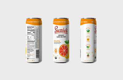 Suzie's Hard Seltzer Package Design design graphic design icon package design packaging vector