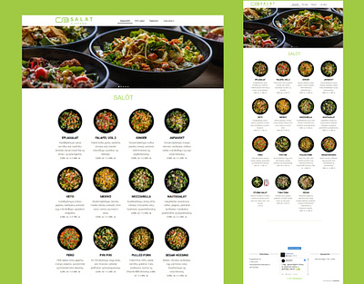 Salads Website Design & Development advanced custom field css design elementor html salad website ui uiux designer vegitable website we developer web designer website wordpress