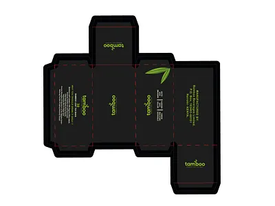 Box Packaging Design / Label Design awesome bamboo tea box box packaging designproduct diecut dieline label lines minimal packaging packaging dieline packaging pro product packaging tea