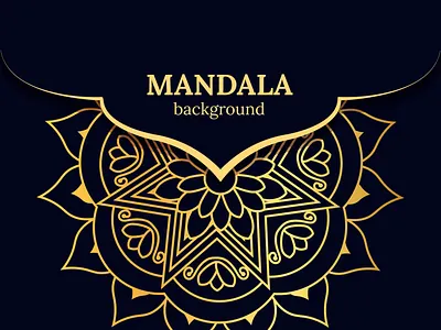 Luxury Mandala Background abstract branding branding design design floral flowers graphic design identity i illustration logo logo design luxury mandala mandala art meditation shot spiritual stationary design ui vector