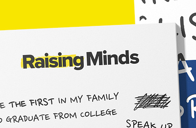 Minds Matter SF "Raising Minds" Campaign Logo Design branding design graphic design logo typography vector