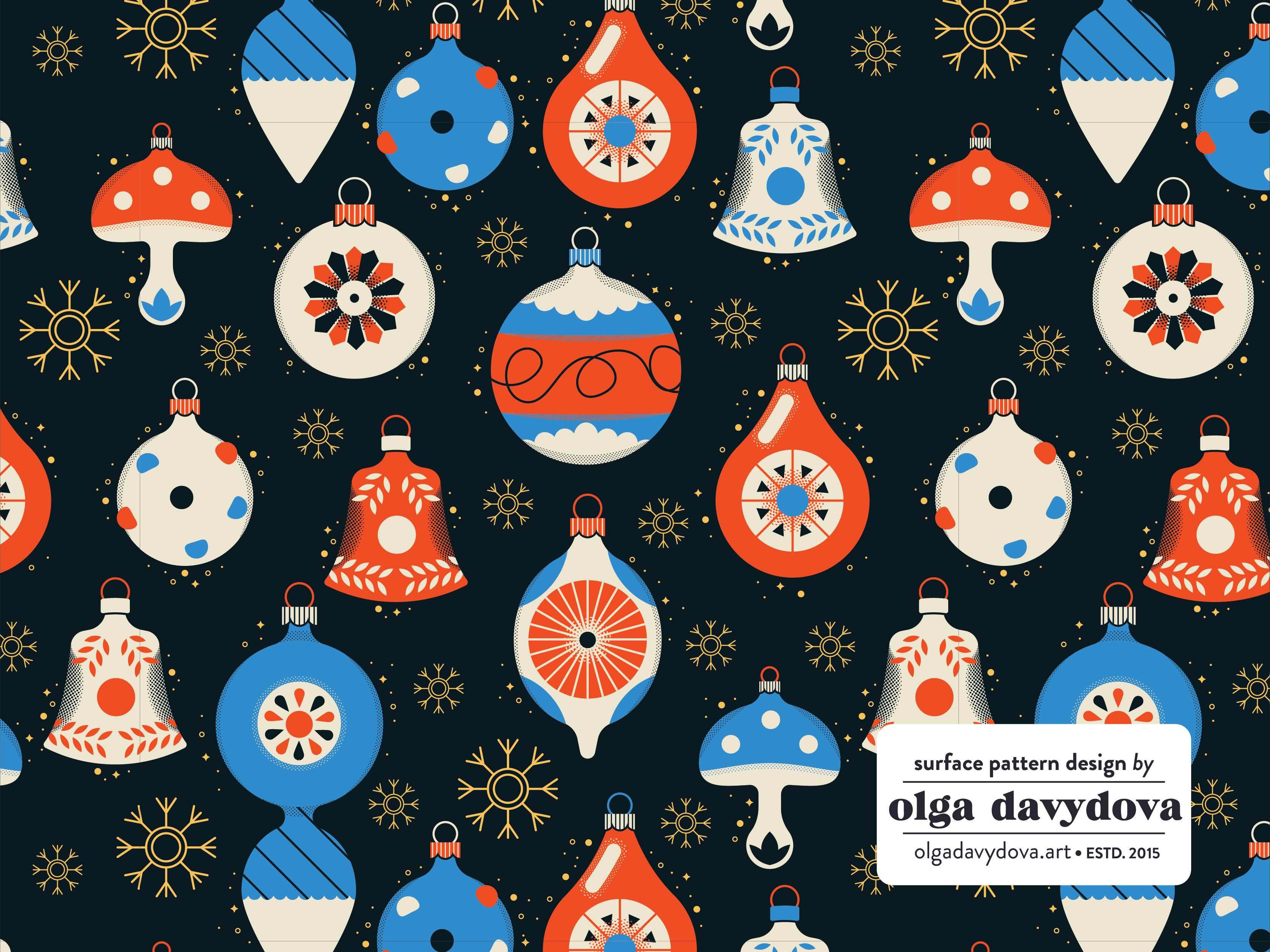 Example of Premium Seamless Pattern Design Option