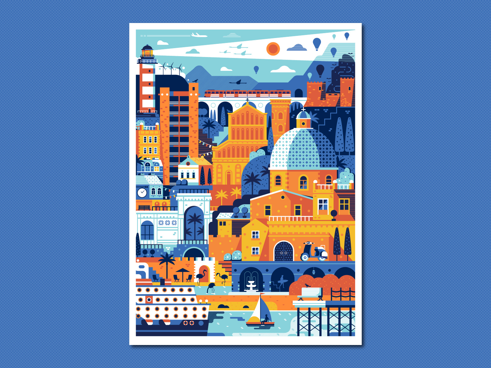 Example of Premium Travel Or Event Illustration