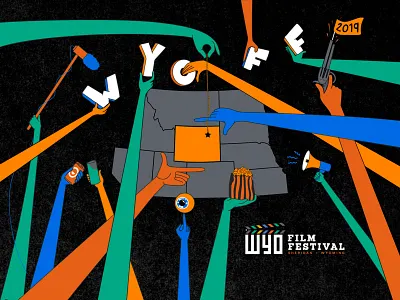 2019 WYO Poster Animation 2d animation animation goodnightstudio looping animation
