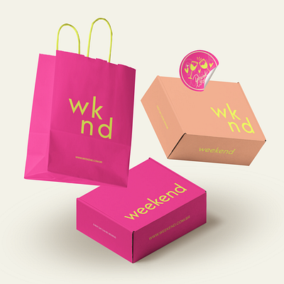 Weekend - identidade visual branding design graphic design identity branding logo