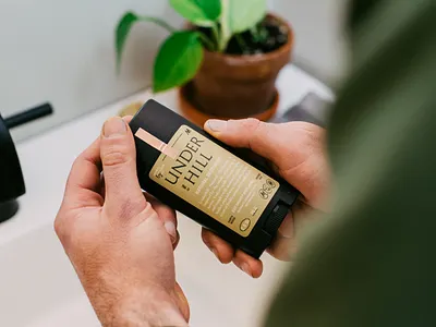 Underhill Deodorant deodorant packaging