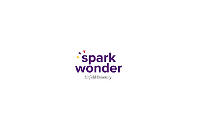 Linfield University Spark Wonder Campaign Identity branding design graphic design icon identity logo typography vector