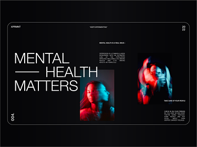 XPRMNT 004 ads brand strategy branding design double exposure graphic design illustration layout layout design logo ui ui design ux ux design vector visual design