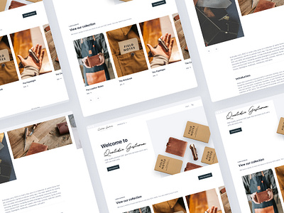 Quotidie Gesturum - E-Commerce Concept | Atom Design atom atomdesign branding bubble bubble.io clean ecommerce gesturum nocode quotidie shop ui ux webflow website