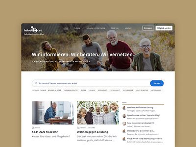 Empowering seniors design web