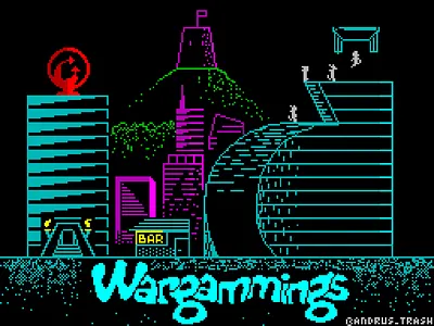 Wargammings 8bit lo fi oldschool zxspectrum