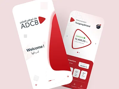 ADCB Redesigned graphic design pro ui ux