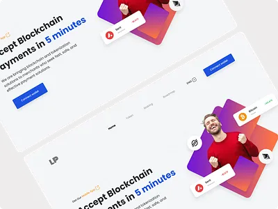 Blockchain Platform blockchain branding concept design figma figmadesign flat ui