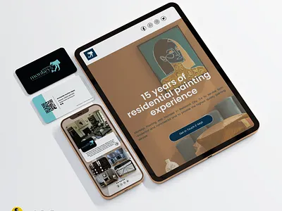 Monkeys Painting- Visual Identity agency branding brand agency brand and identity branding businesscard design developer development disenoweb identity illustration illustrator logo mockup sitioweb ui vector web webdesign website