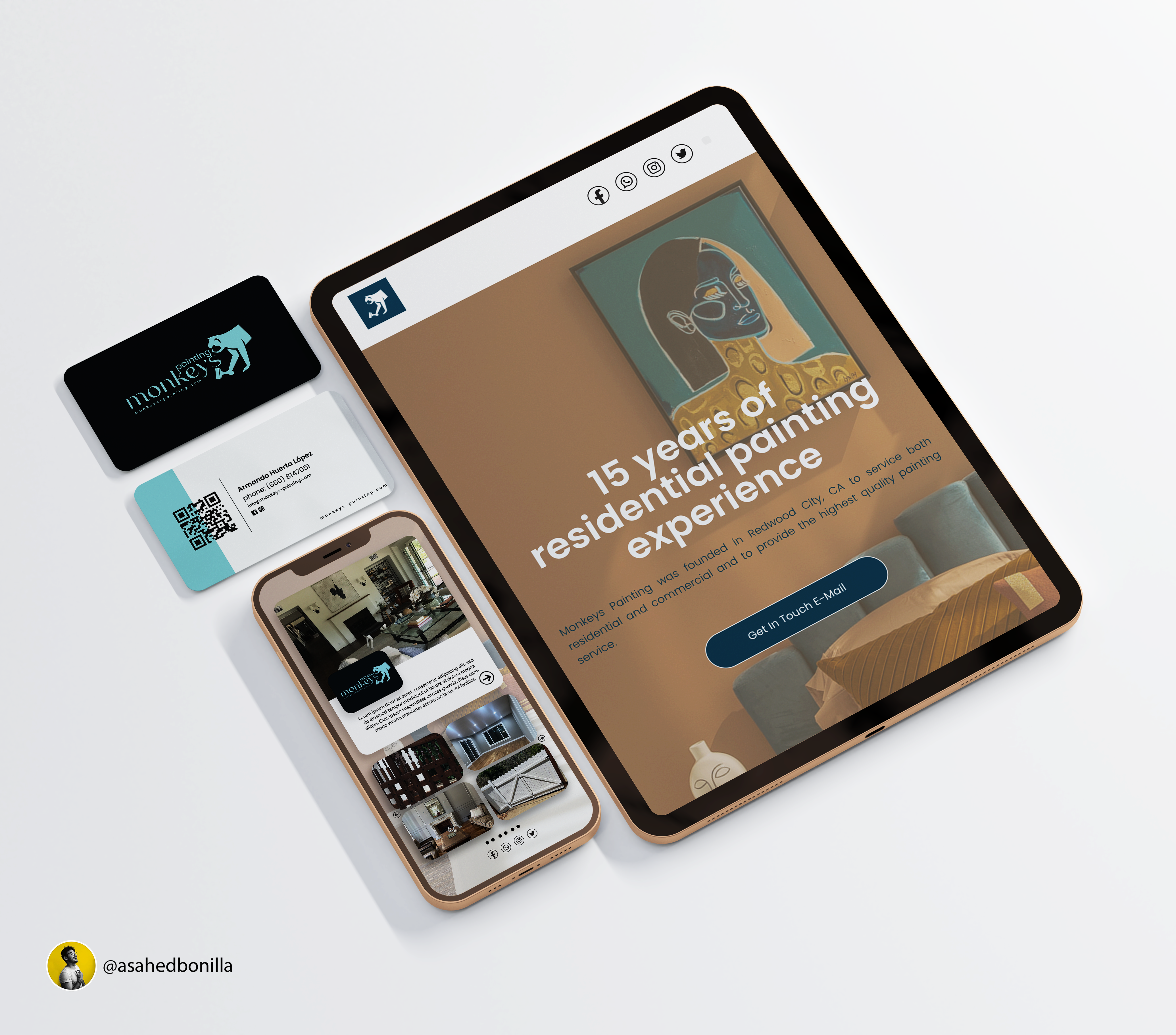 Monkeys Painting- Visual Identity by VSV Agency on Dribbble