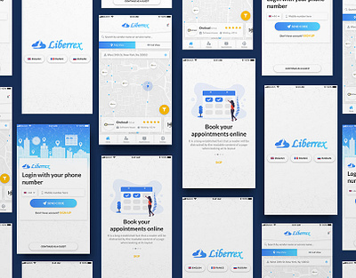 Liberrex Mobile App UX/ UI Design android design ios mobile ux ux ui